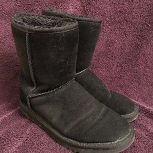 Black UGG boots